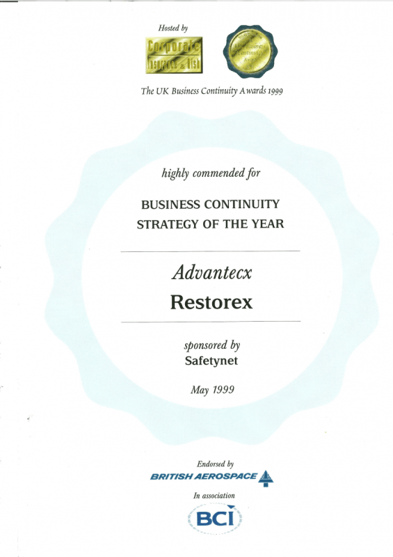 Mouldillness Mycotoxins Jeff Charlton passed from British Aerospace for Business Conitnuity Strategy of the Year