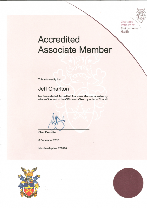 Mouldillness Mycotoxins Jeff Charlton be a Accredited Associate member