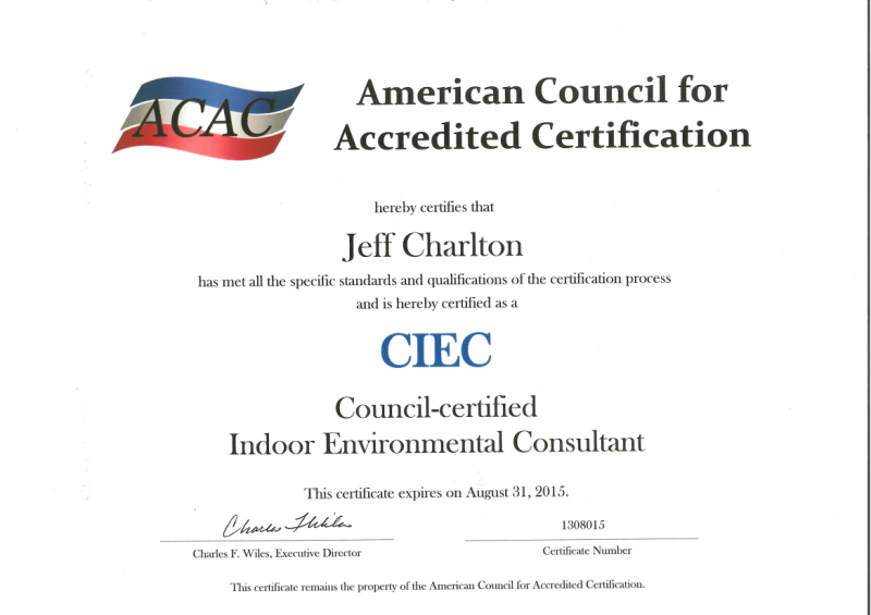 Mouldillness Mycotoxins Jeff Charlton passed from ACAC for CIEC